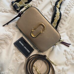 Marc Jacobs Metallic Gold Crossbody Bag